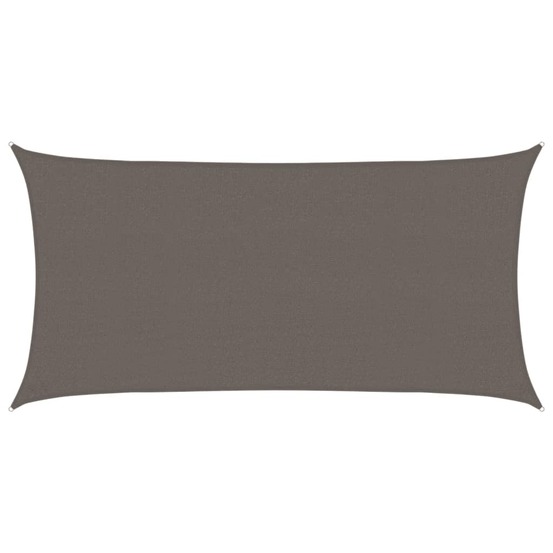 Voile d'ombrage 160 g/m² anthracite 2,5x5 m pehd