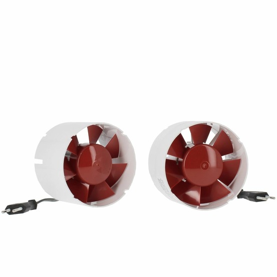 Pack extracteurs 2 x 107 m3/h - diamètre 100 mm