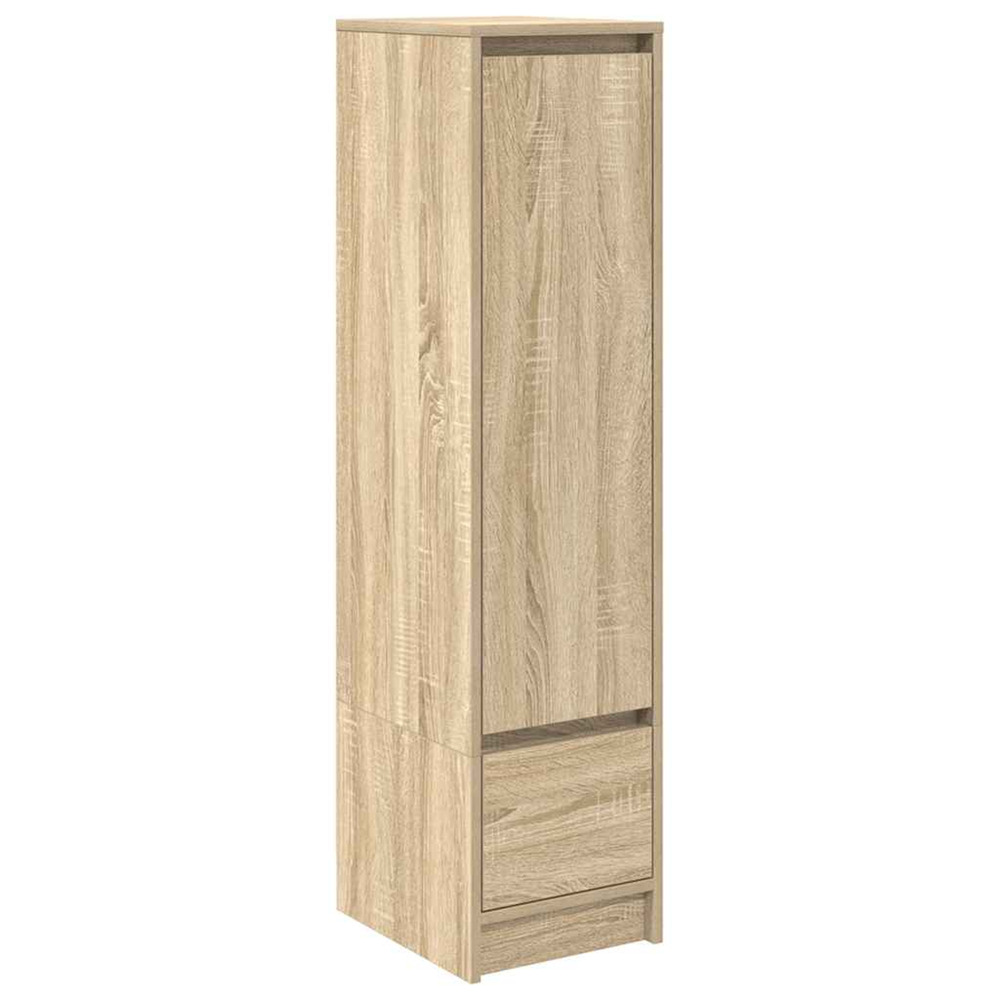 Buffet haut chêne sonoma 29,5x34x119,5 cm bois d'ingénierie