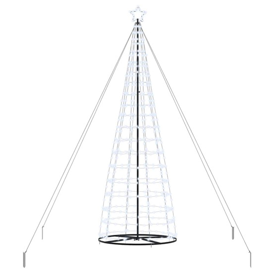 Arbre de noël led avec 800 led blanc froid 400 cm fer