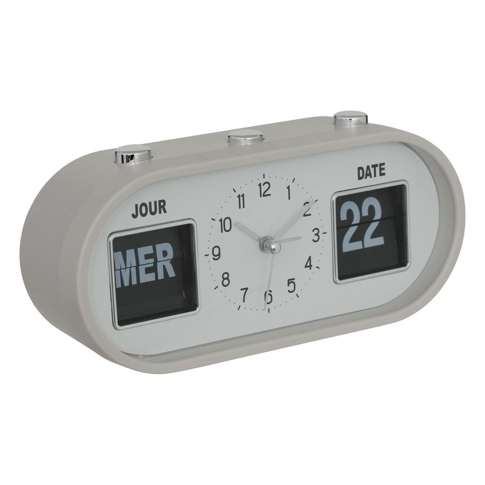 Réveil edouard crème 20x9,5cm