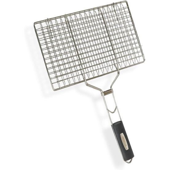 Amig fireplus 24814 - grille pour barbecue fp30 - 50 x 32 x 2,5 cm - acier inoxydable - mat