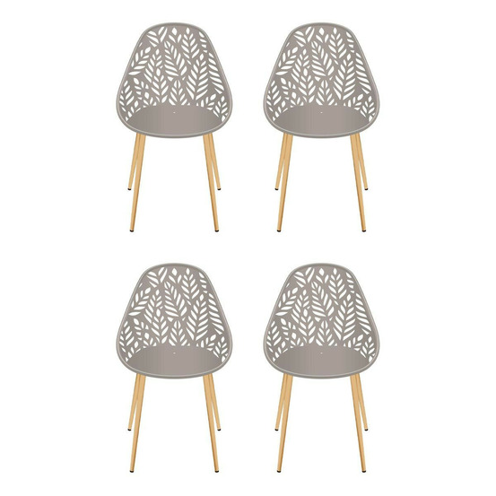 Lot de 4 chaises de jardin