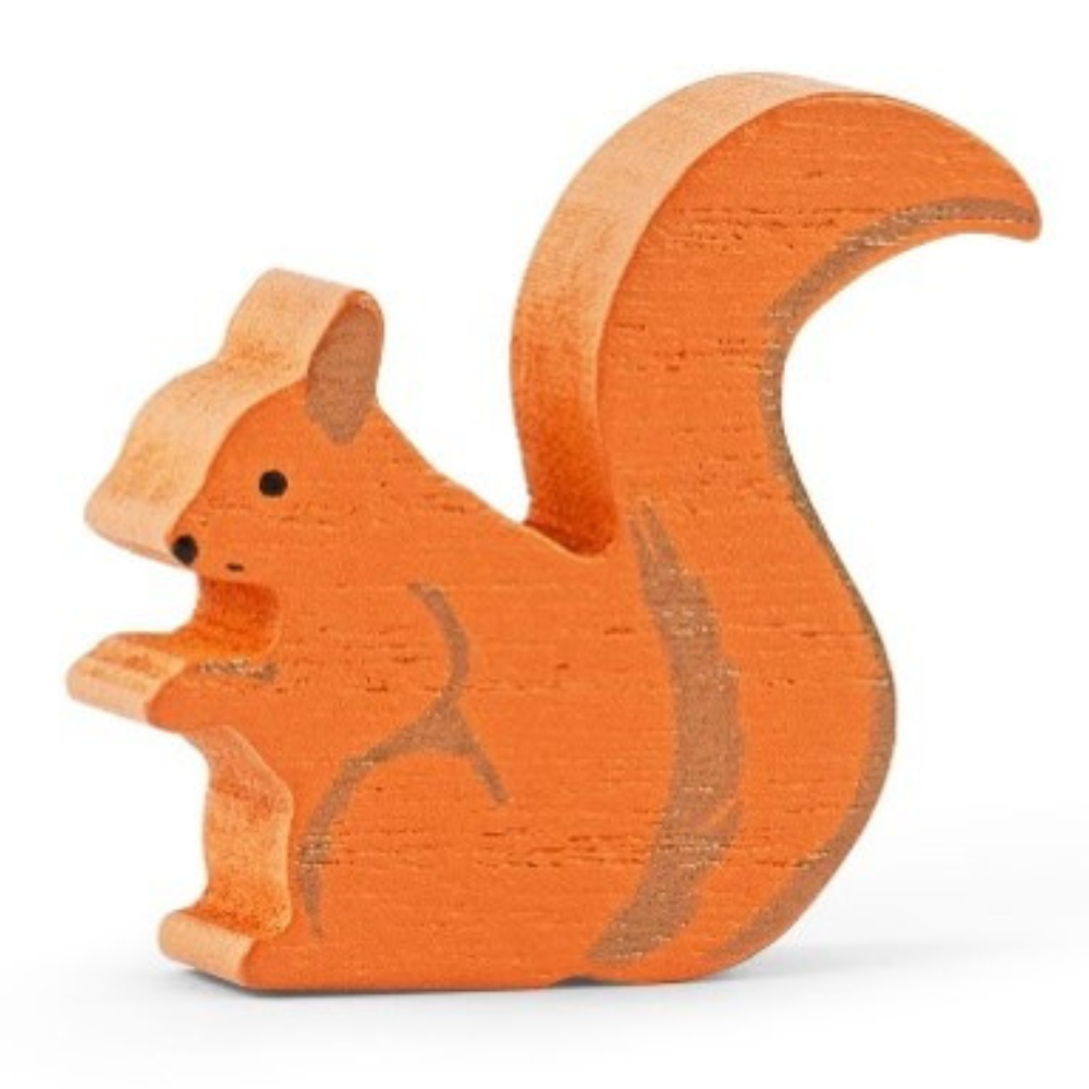 Figurine en bois fsc ecureuil