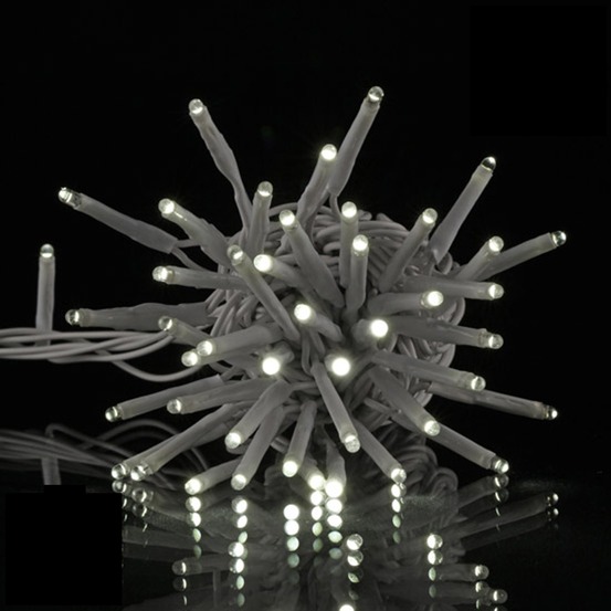 Guirlande exterieur 120 led blanc 12m