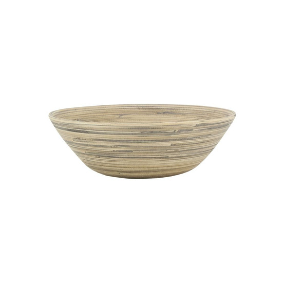 Saladier en bambou naturel et noir