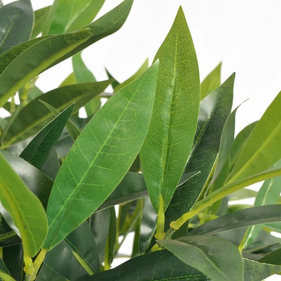 Laurier artificiel avec pot 125 cm vert