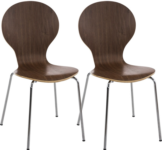 Lot de 2 chaises visiteurs diego