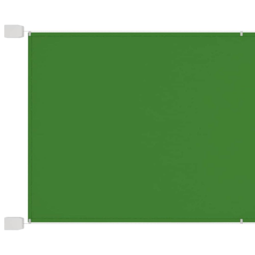 Auvent vertical vert clair 60x360 cm tissu oxford
