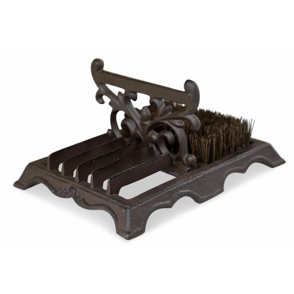 Gratte-pied fonte fonte marron - décoration d'autrefois