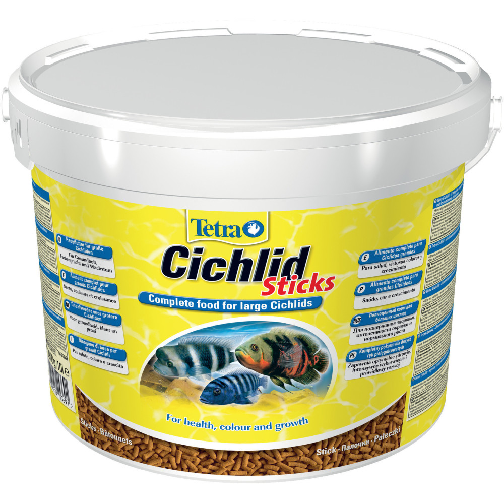 Cichlid sticks 2.9kg - 10 l nourriture pour grands cichlidés