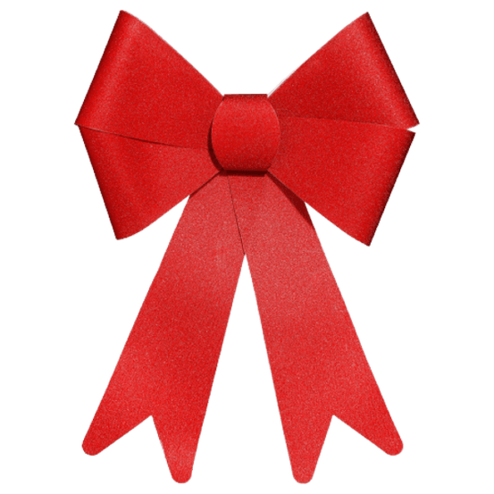 Grand noeud de noël rouge