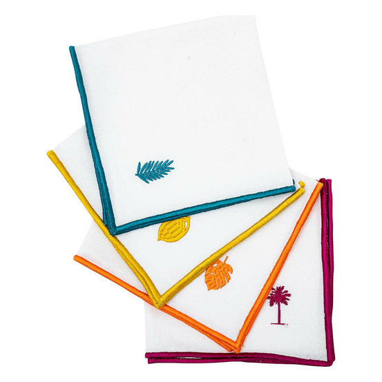 Lot de 4 serviettes de table