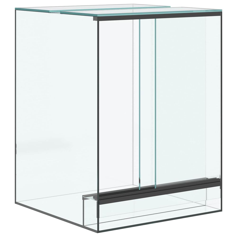 Terrarium avec stockage transparent 30 x 30 x 40 cm verre
