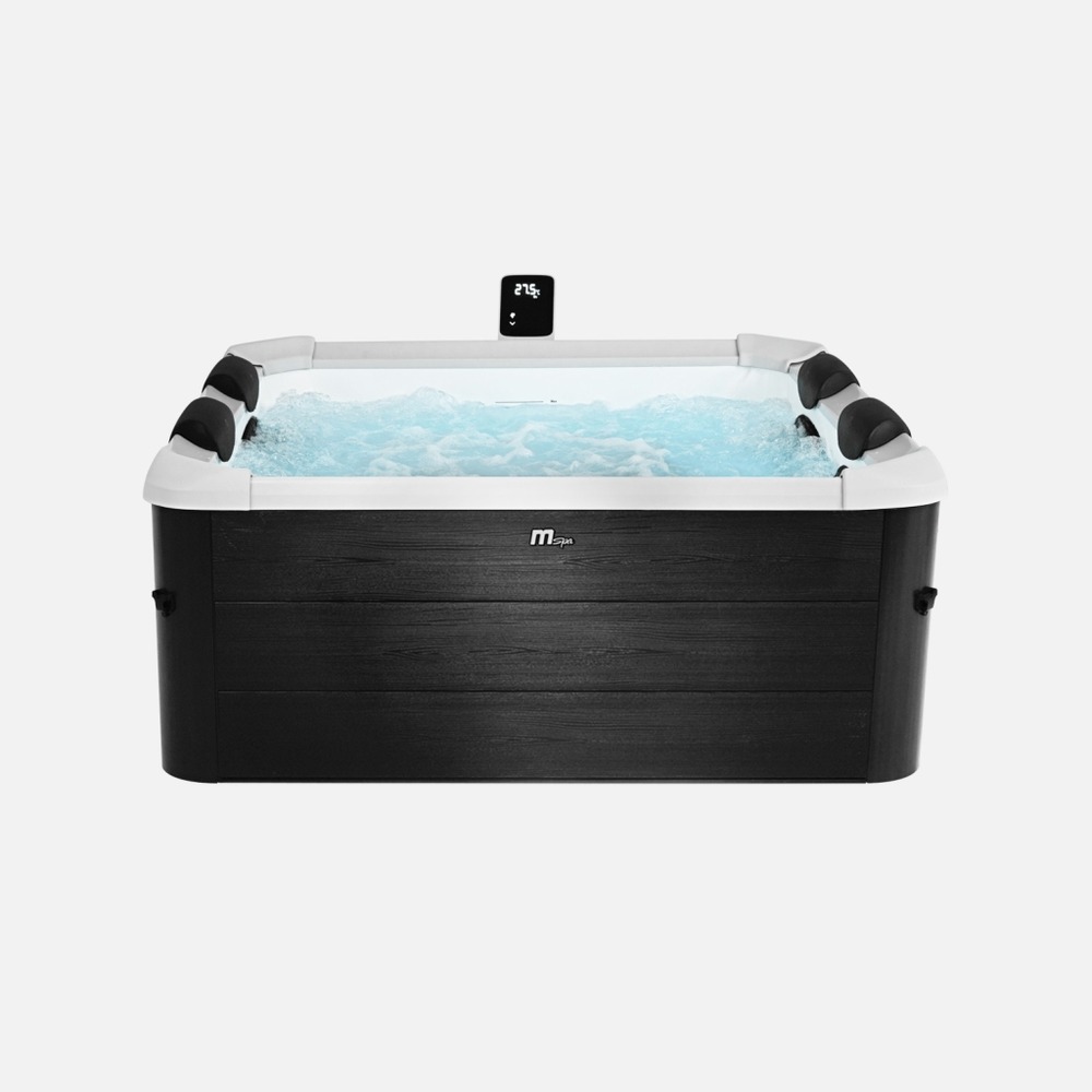 Spa rigide mspa 6 places 4 coussins hydromassages, bâche incluse 180 cm x 65 cm