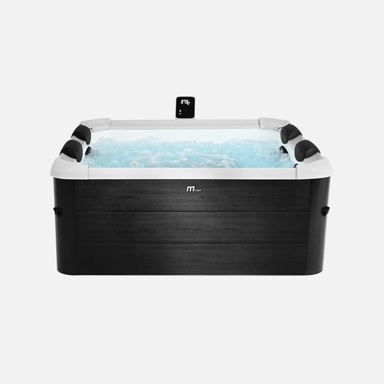 Spa rigide mspa 6 places 4 coussins hydromassages, bâche incluse 180 cm x 65 cm