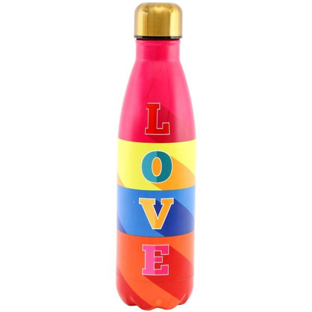 Bouteille isotherme en inox décorée 50 cl love