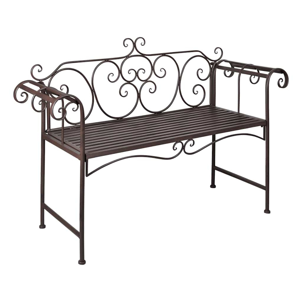 BANC DE JARDIN 132 CM ACIER AN-(868681)