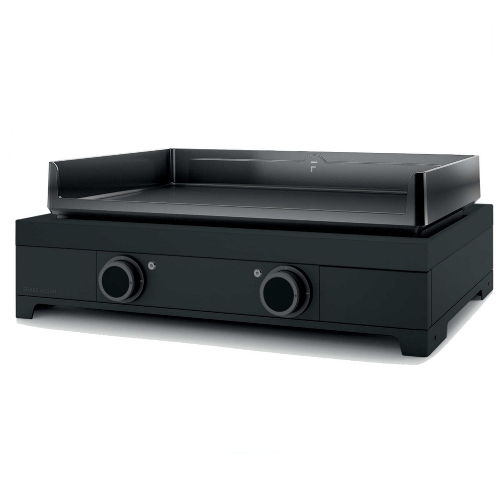 Plancha électrique 3200w 60.5x42cm noir - moderne60an