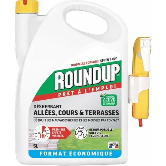 Roundup - désherbant cours et allées 5 litres (sp5tna)