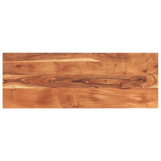 Dessus de table 140x60x2,5cm rectangulaire bois massif d'acacia