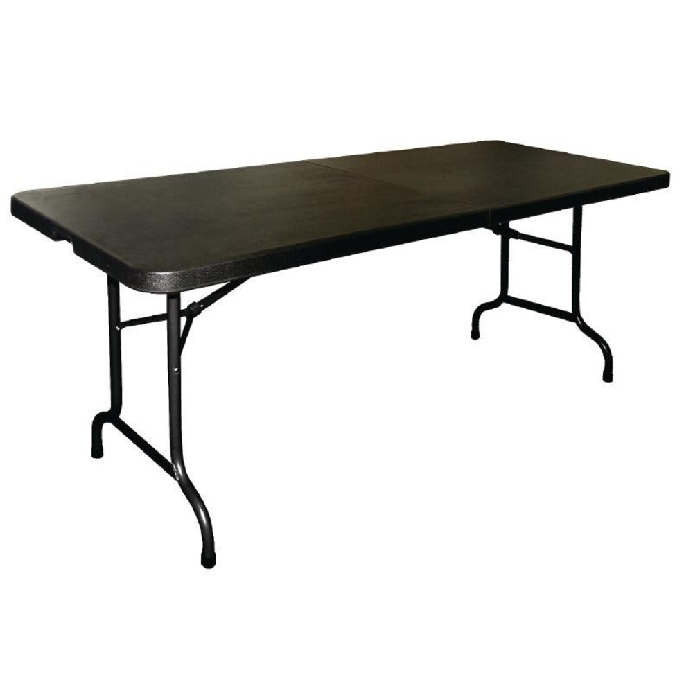 Table pliable au centre noire 1829 mm - bolero