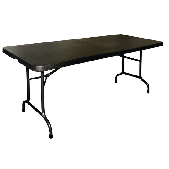 Table pliable au centre noire 1829 mm - bolero