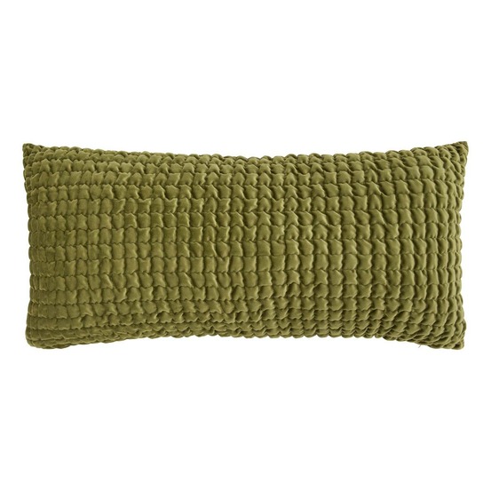 Coussin bellissima vert kaki 75x35cm