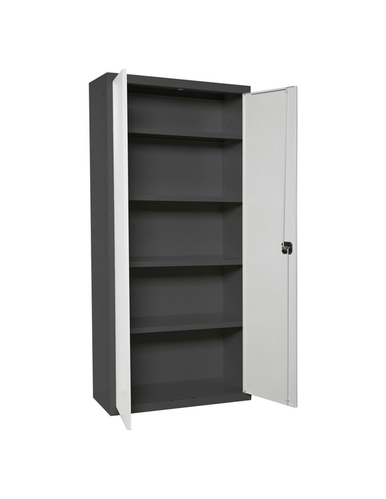Casier-armoire simonlocker prof.dism.multi. 180x60x40 2/4 an/bl antracite/blanc 1800x600x400 - simonrack