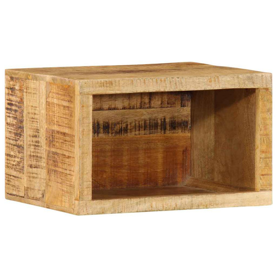 Cabinet de chevet marron 40 x 30 x 25 cm bois de mangue massif