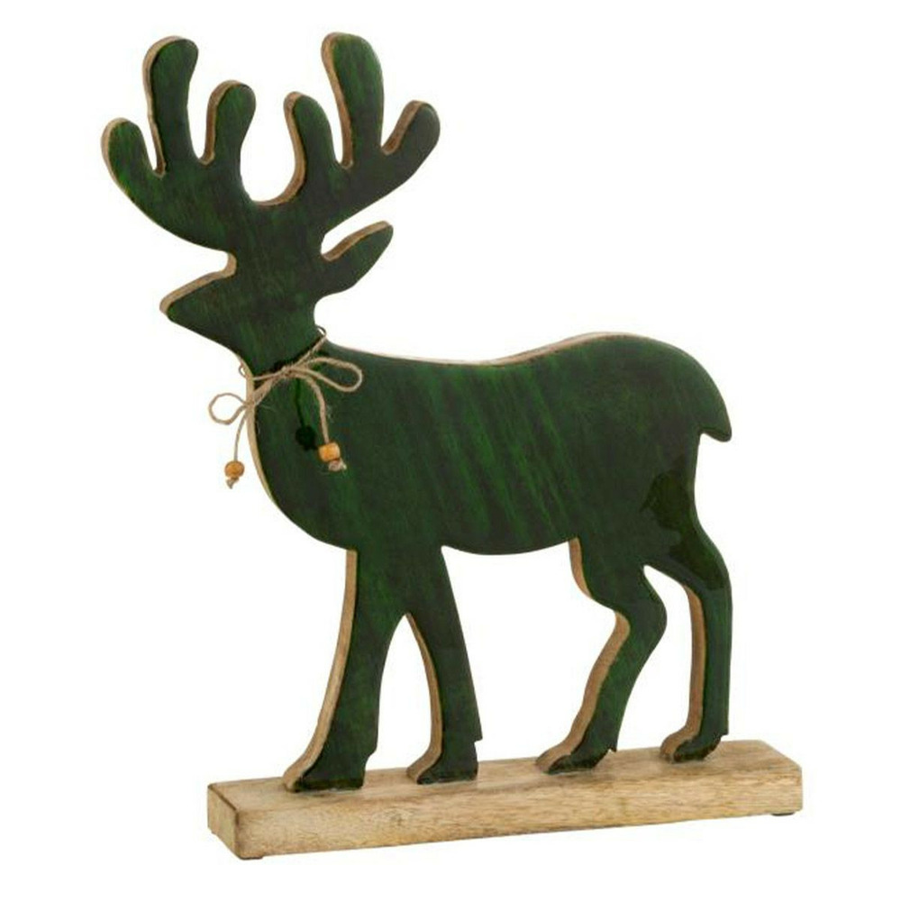 Statuette déco renne gabriel 41cm vert
