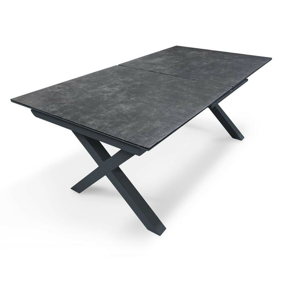 Table de jardin extensible en céramique