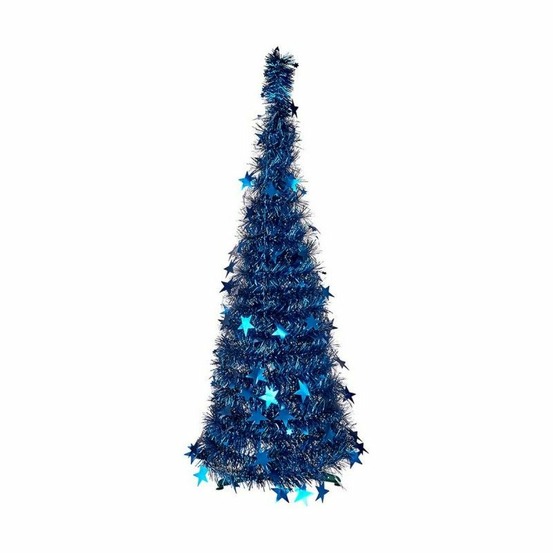 Sapin de noël bleu