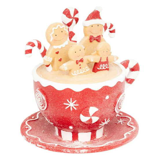 Déco de noël tasse pain d'épice