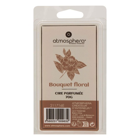 Cire parfumée laura orange l5,5xp2xh10,2cm