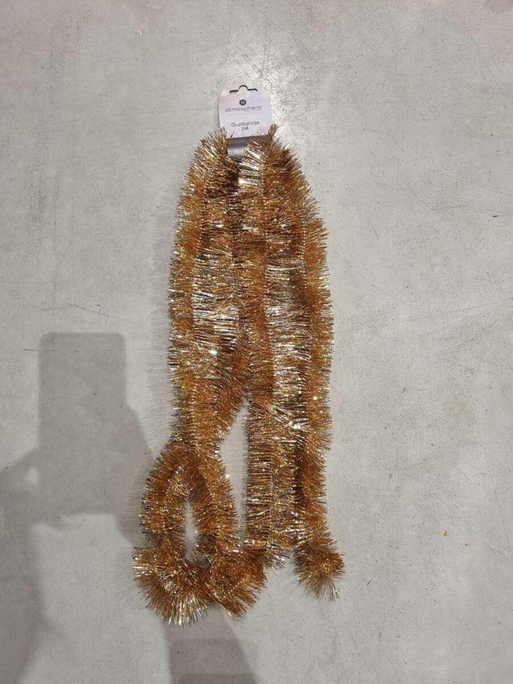 Guirlande de noël holographique 50x4x2m nude