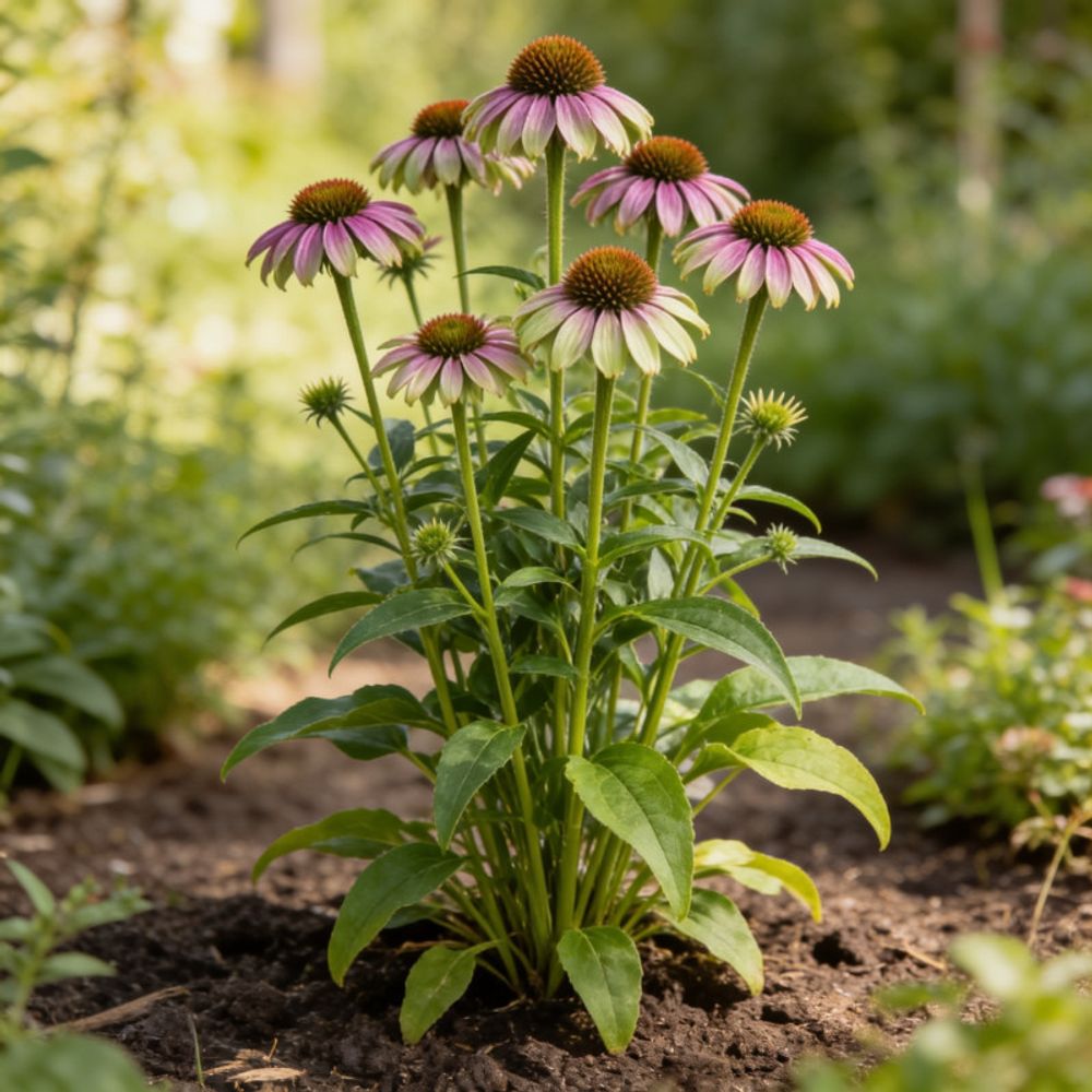 Échinacée purpurea green jewel 20cm godet 9cm - echinacea