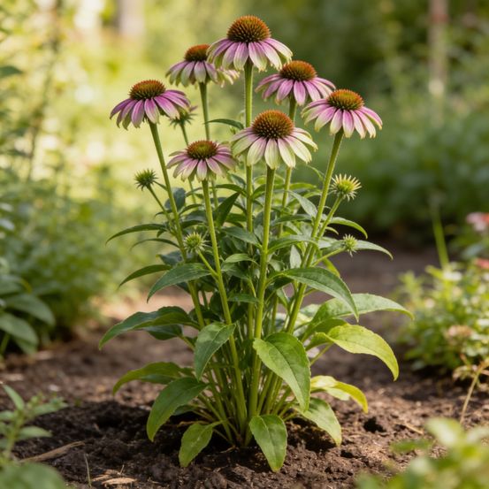 Échinacée purpurea green jewel 20cm godet 9cm - echinacea