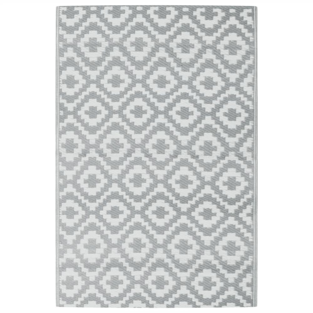 Tapis d'extérieur arakil gris 120x180 cm pp