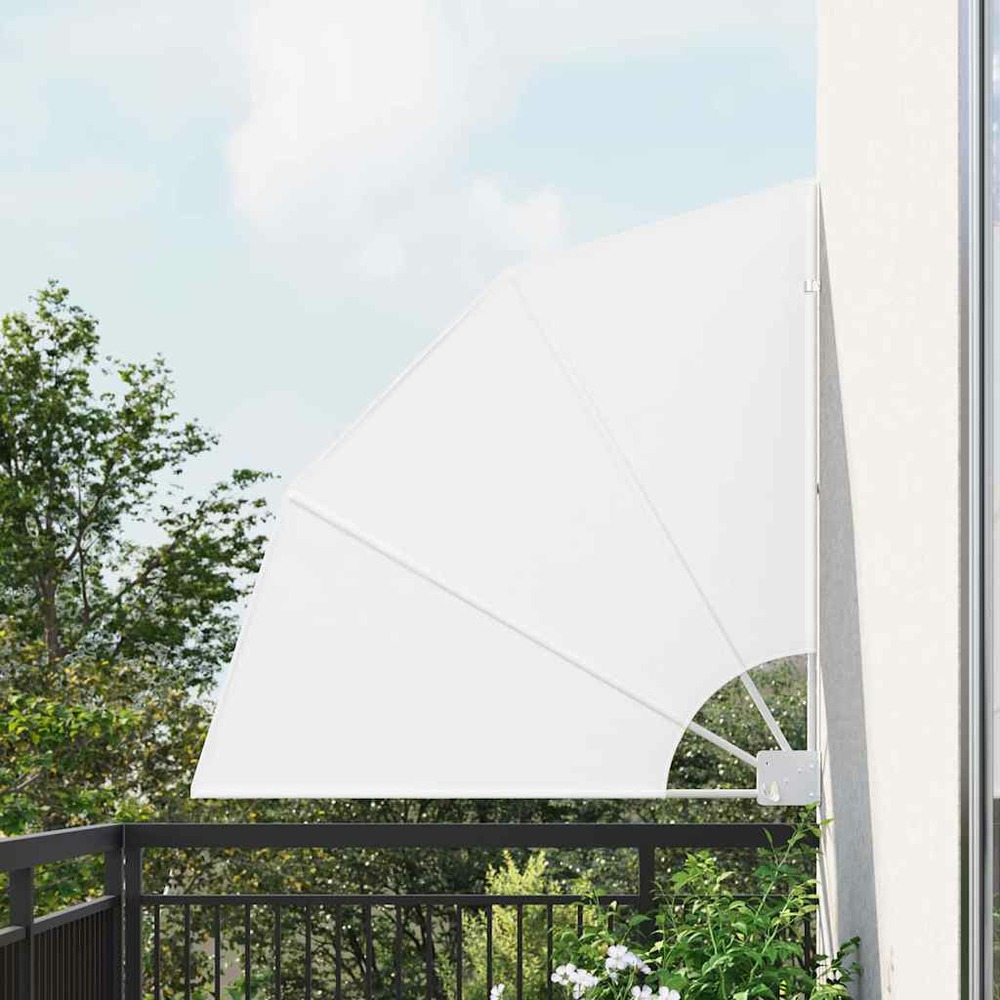 Écran de confidentialité pour balcon blanc 115 x 115 cm