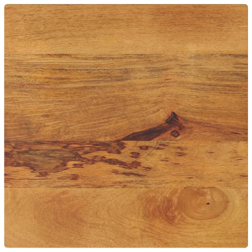 Dessus de table 60x60x3,8 cm carré bois massif manguier