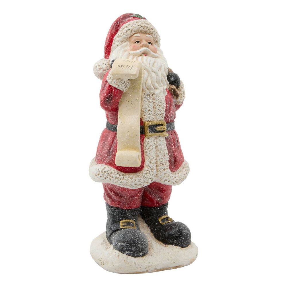 Père noël lumineux led en résine h. 47 cm