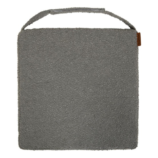 Galette de chaise solfia 40x40cm gris ardoise