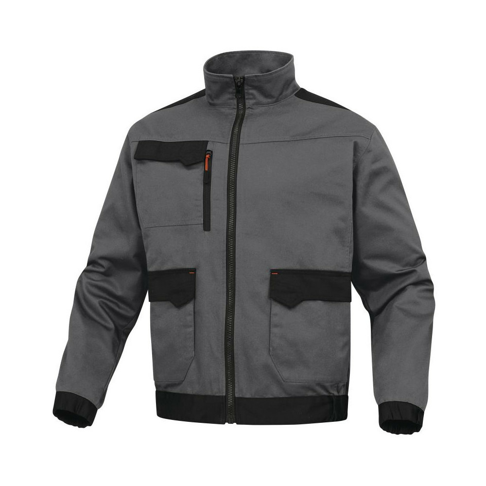 Veste de travail multipoches mach2 v3 gris orange t2xl delta plus m2ve3goxx