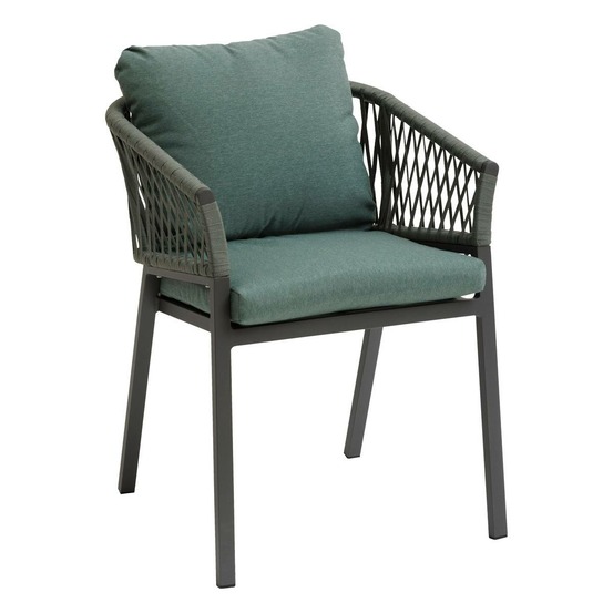 Lot de 2 fauteuils de jardin oriengo olive & graphite