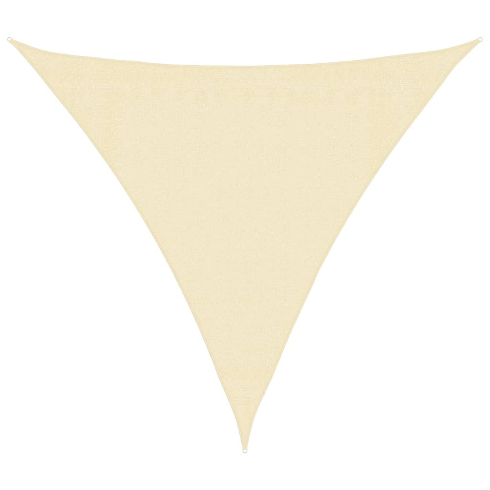 Voile d'ombrage 160 g/m² crème 3x3x3 m pehd