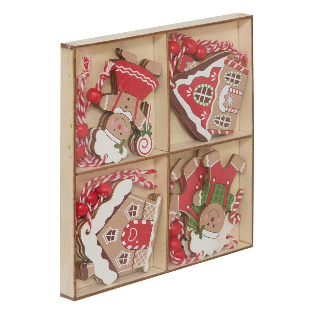 Sdn set bois 12pcs forme 4ass