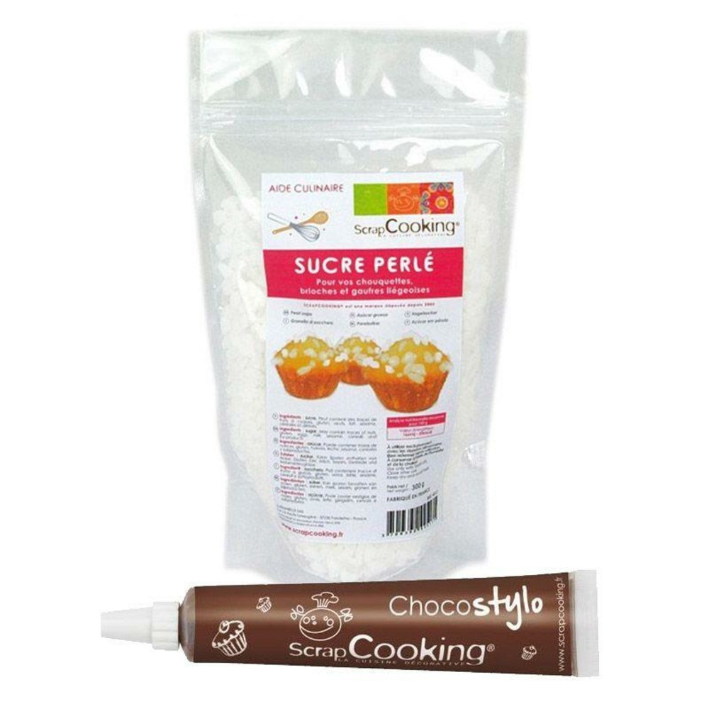 Sucre perlé 300 g + 1 stylo chocolat