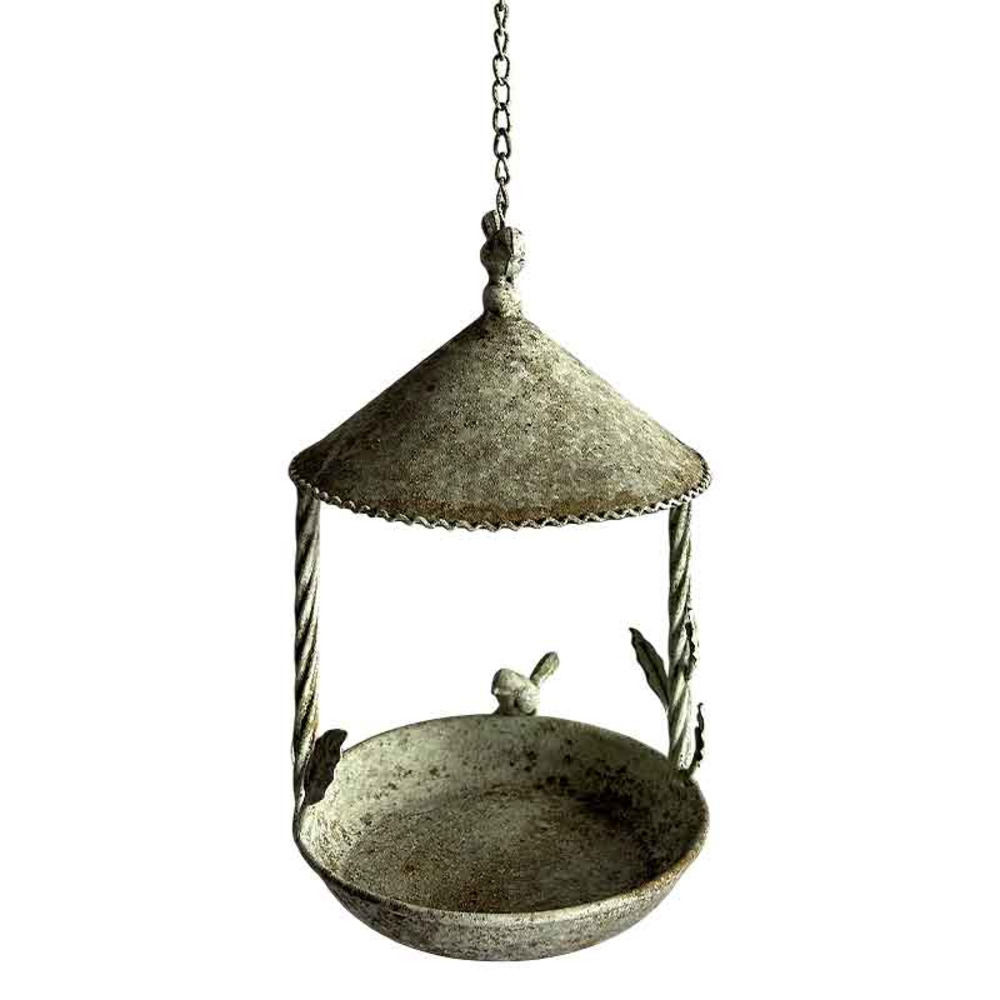 Mangeoire oiseaux à suspendre 20x20x32cm