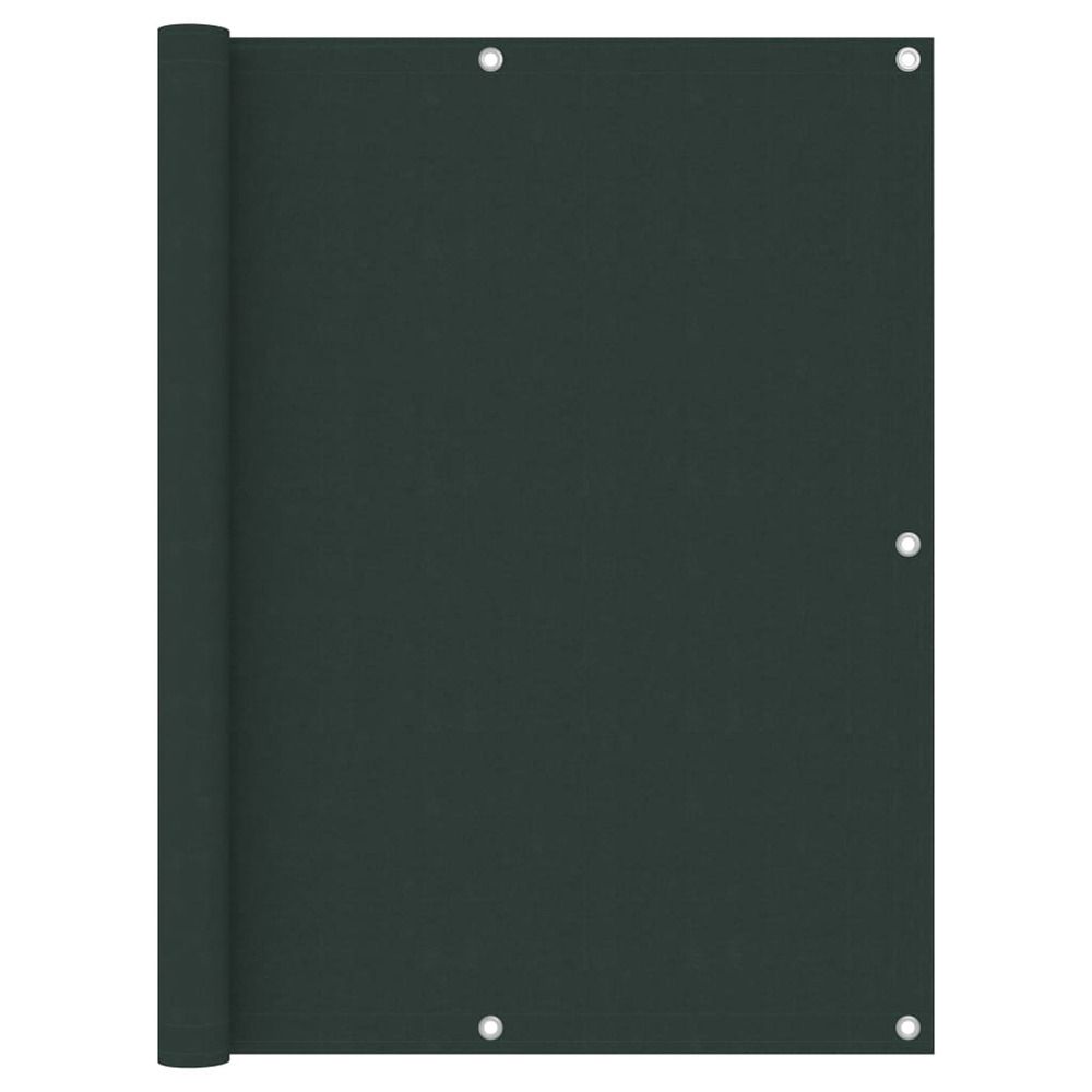 Écran de balcon vert foncé 120x300 cm tissu oxford